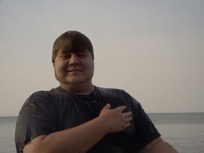 Very wet at Paradise point